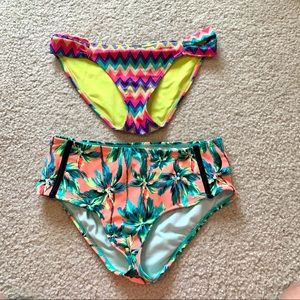 AERIE/OP Bikini Bottom Bundle—SZ. Small